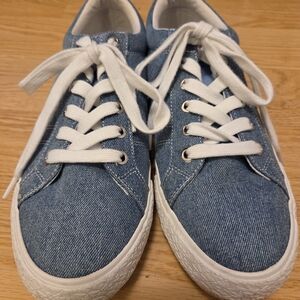 Women's Airwalk Retro J Denim Fashion Sneakers Light Blue Size 10M